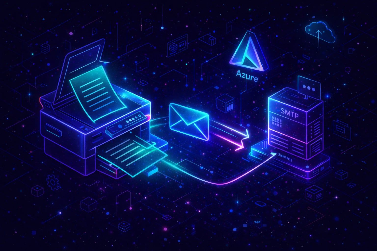 Azure Communication Services SMTP with Scanner