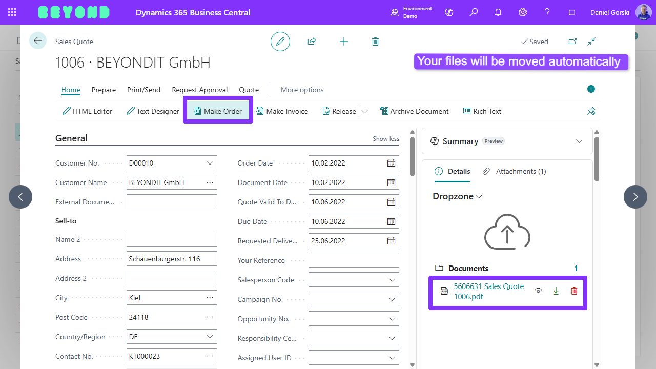 Just Drag & Drop Files or select Files to upload