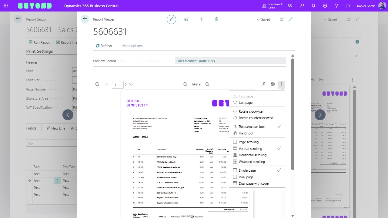 Verify your changes directly in a preview