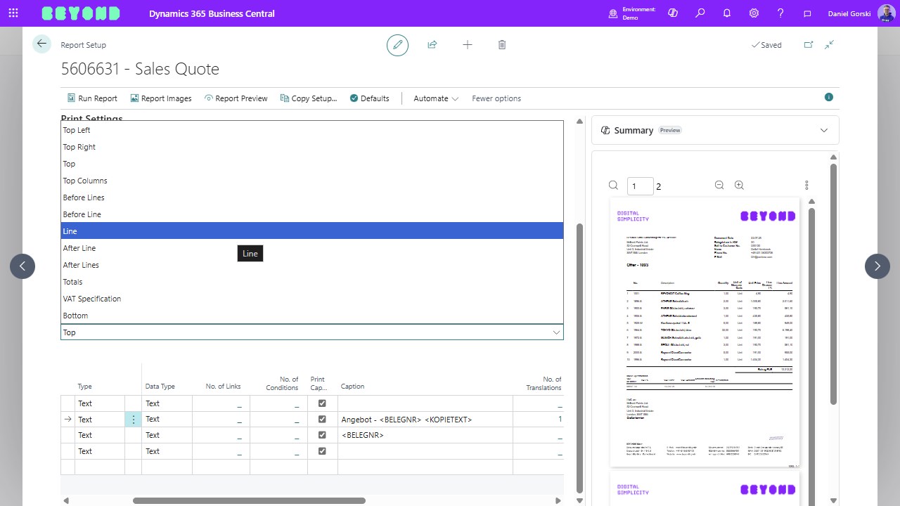Select and place your adjustments