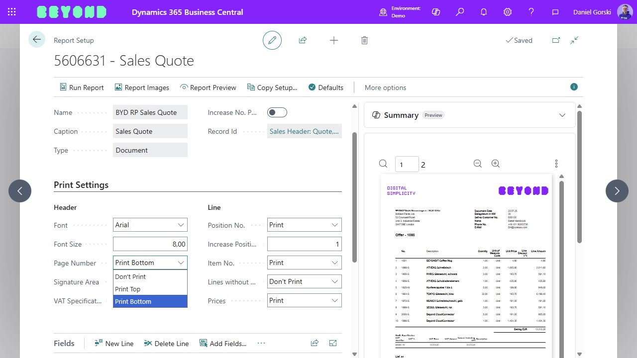 Just turn your selected options on or off